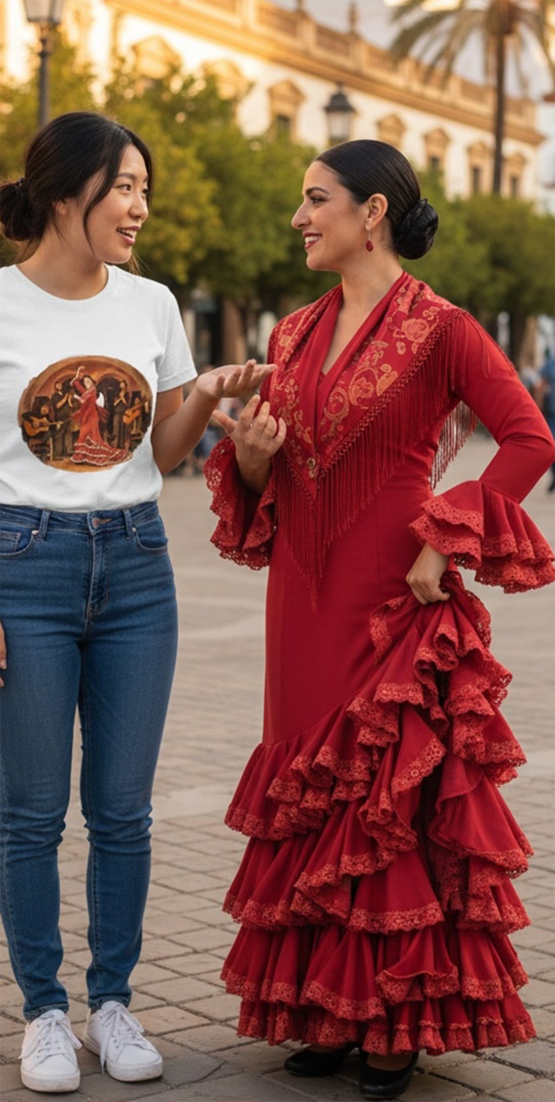 Flamenco Dancing (Seville, Spain) - Unisex with sleeve patch