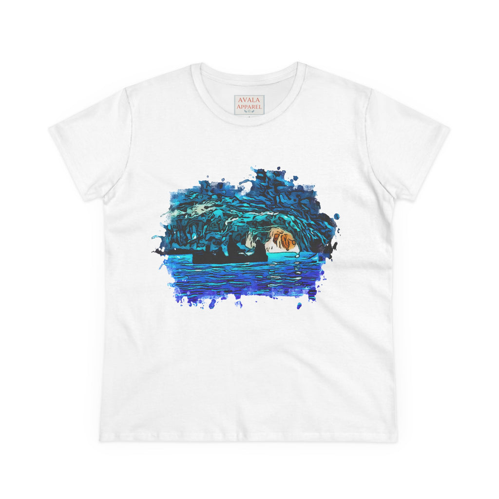 Island of Capri (Blue Grotto)- Women's T Shirt