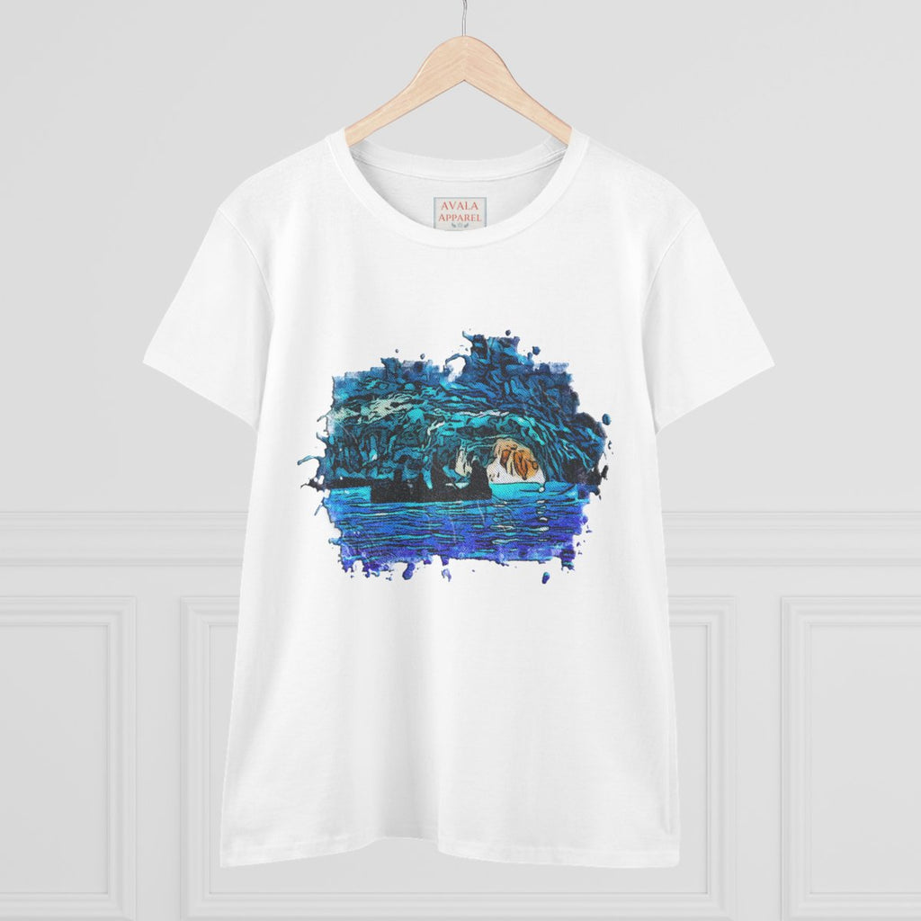 Island of Capri (Blue Grotto)- Women's T Shirt
