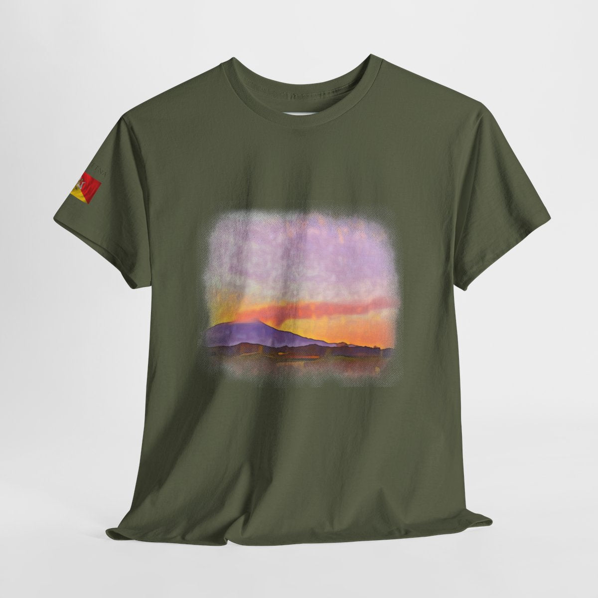 Sicily Sunsets (Mont'Etna) - Unisex with sleeve patch