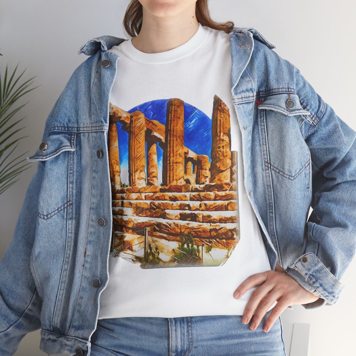 Valley of the Temples 2 (Agrigento, Sicily) - Unisex with sleeve patch.