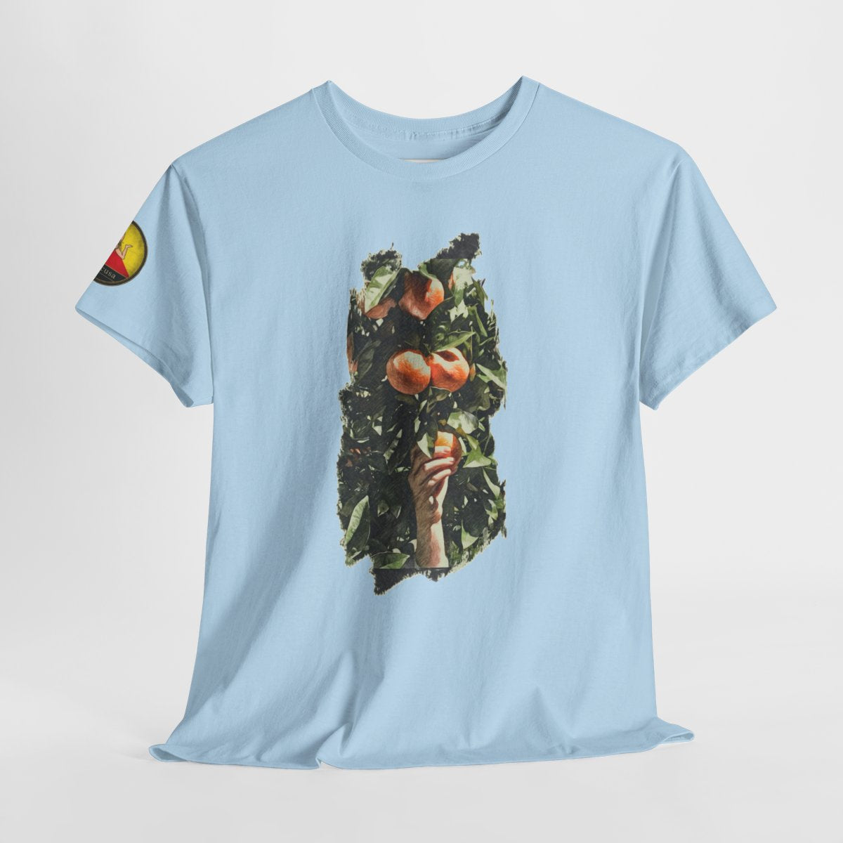 Orange Picking (Siracusa, Sicily) - Unisex with sleeve patch