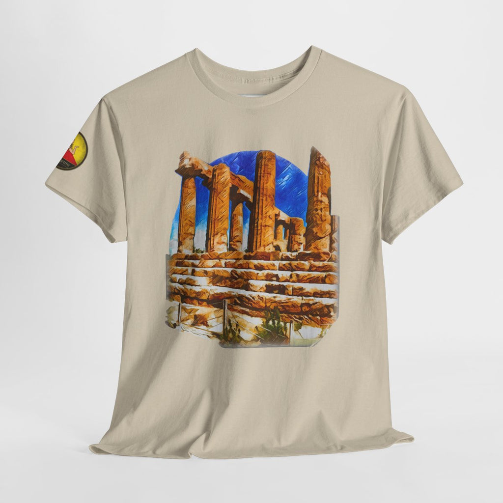 Valley of the Temples 2 (Agrigento, Sicily) - Unisex with sleeve patch.