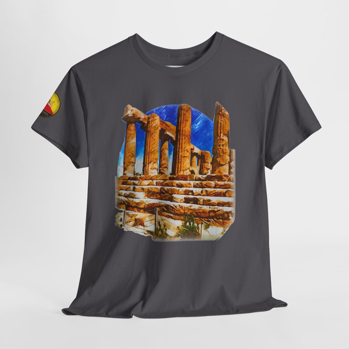 Valley of the Temples 2 (Agrigento, Sicily) - Unisex with sleeve patch.