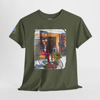 Tropea, Calabria - Unisex t-shirt with sleeve patch