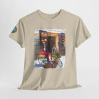 Tropea, Calabria - Unisex t-shirt with sleeve patch