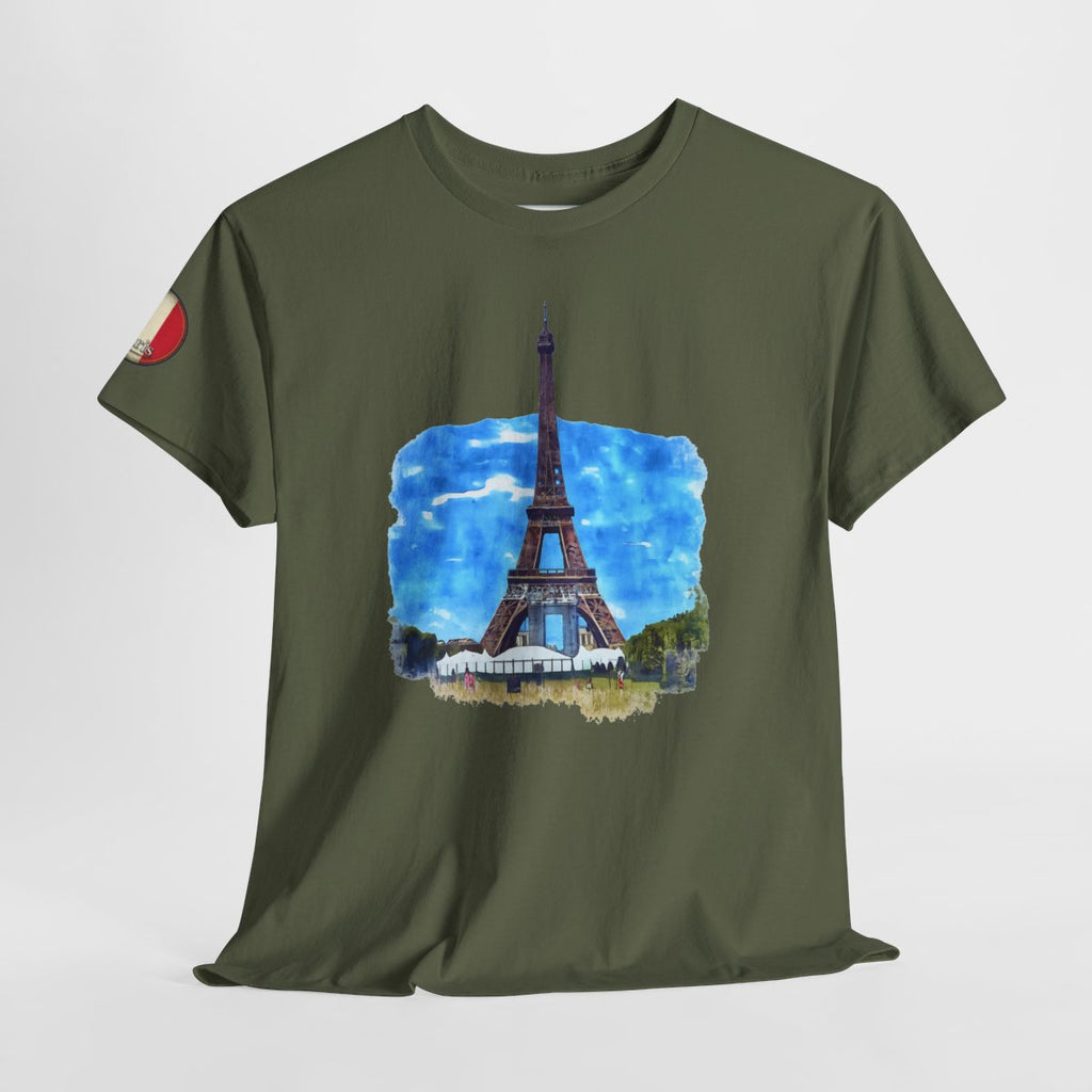 Eiffel Tower - Unisex with sleeve patch (Paris, France)