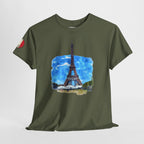 Eiffel Tower - Unisex with sleeve patch (Paris, France)