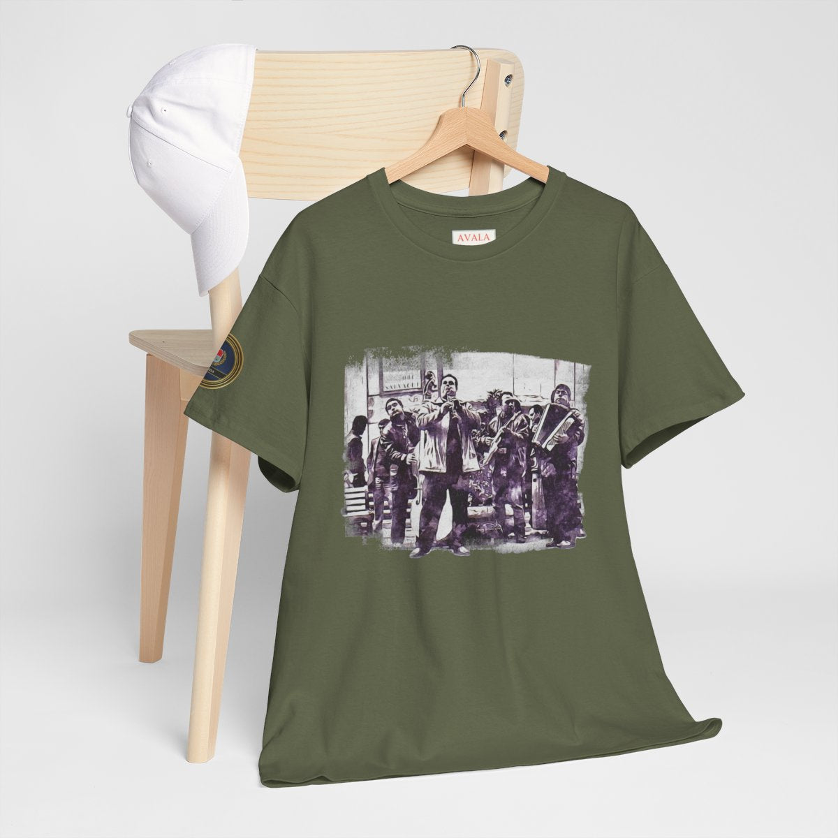 Roman Street Band - Unisex with sleeve patch (Roma, Italia)