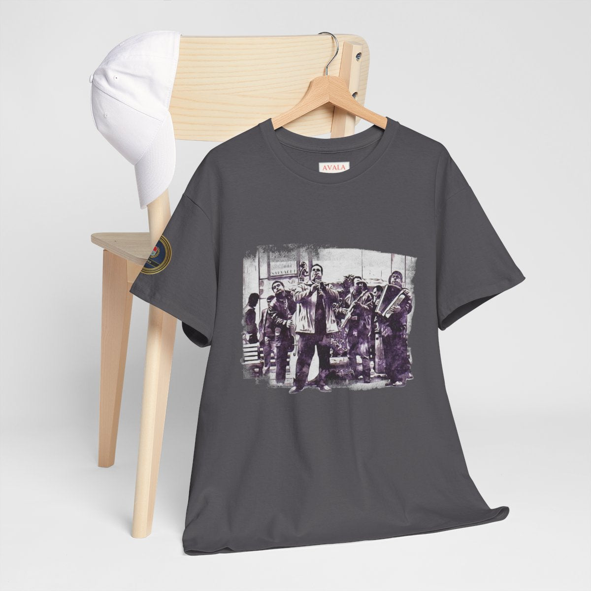 Roman Street Band - Unisex with sleeve patch (Roma, Italia)