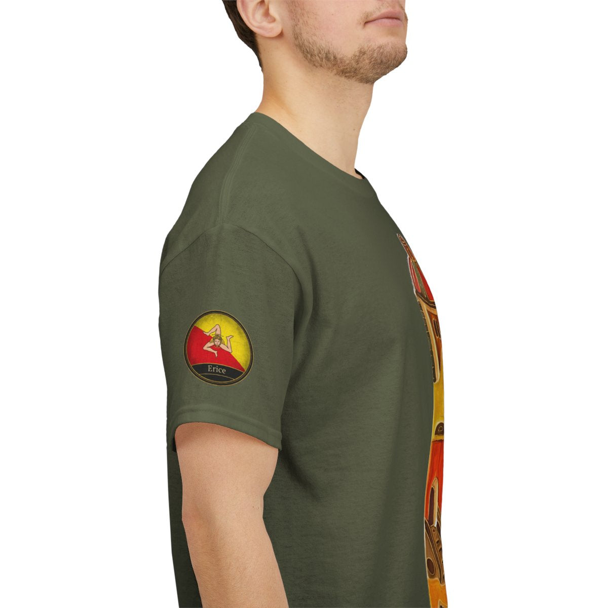 Erice, Sicily  - Unisex with sleeve patch