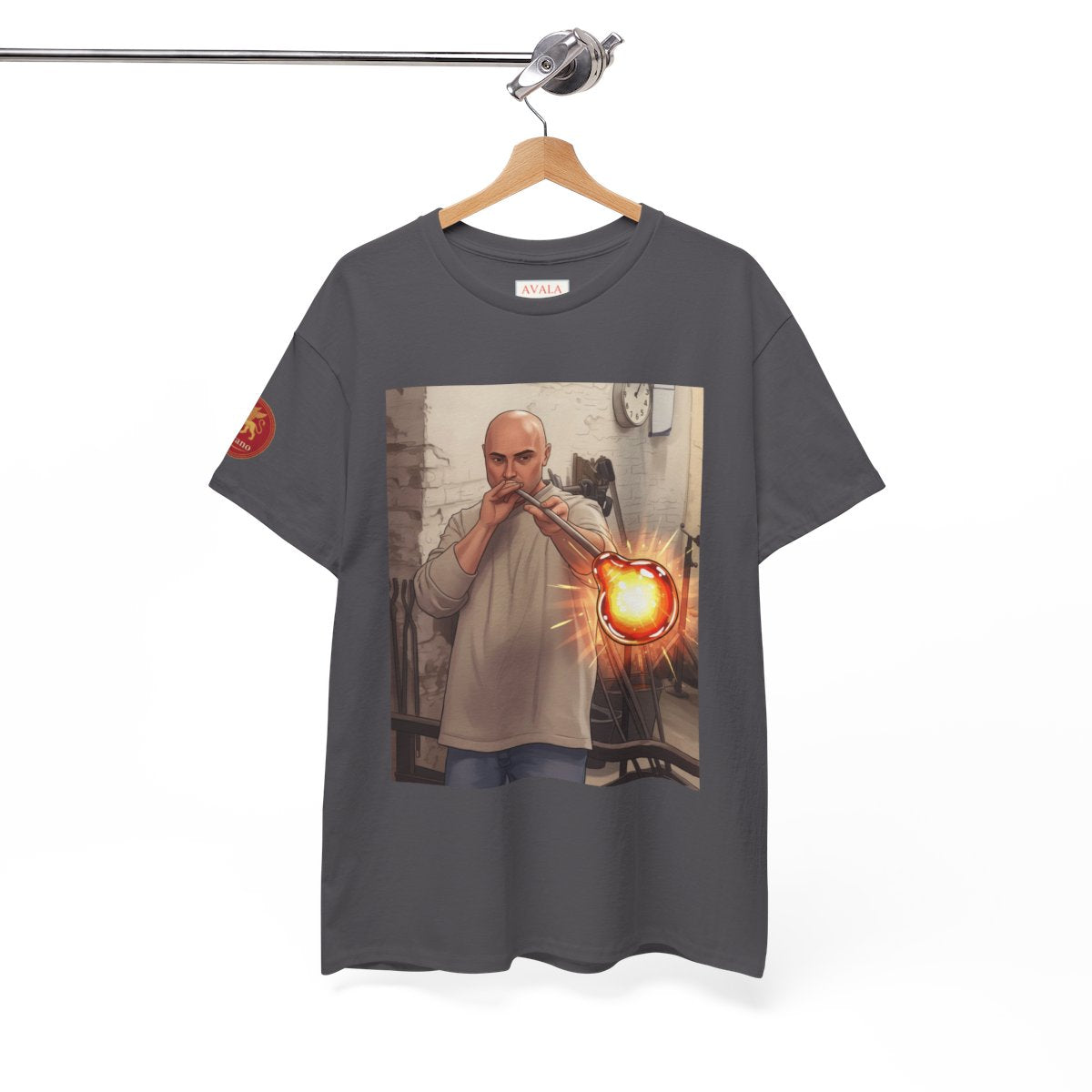Glass Blowing in Murano/Venice - Unisex with sleeve patch
