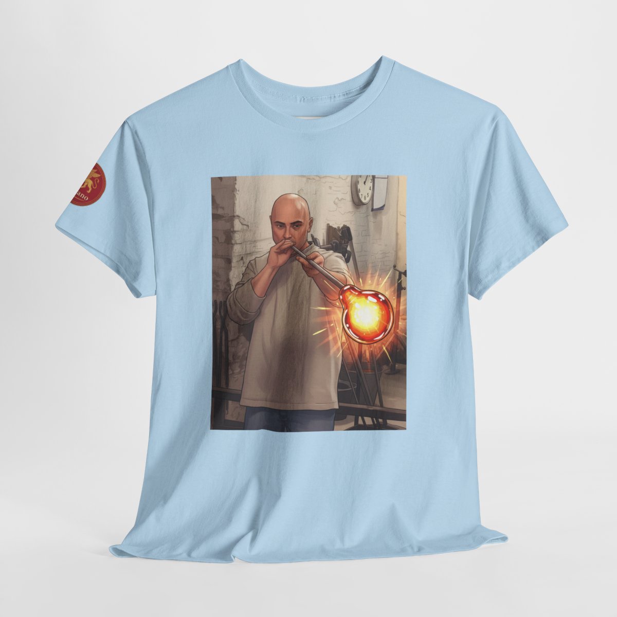 Glass Blowing in Murano/Venice - Unisex with sleeve patch
