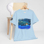 Island of Capri 2 - Unisex with sleeve patch (Blue Grotto)