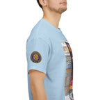 Tropea, Calabria - Unisex t-shirt with sleeve patch