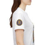 Tropea, Calabria - Unisex t-shirt with sleeve patch