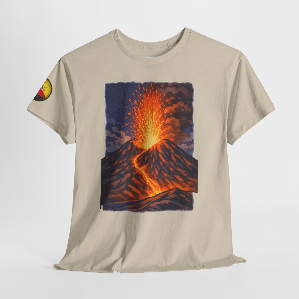 Mont'Etna, Sicily 2 - Unisex with sleeve patch