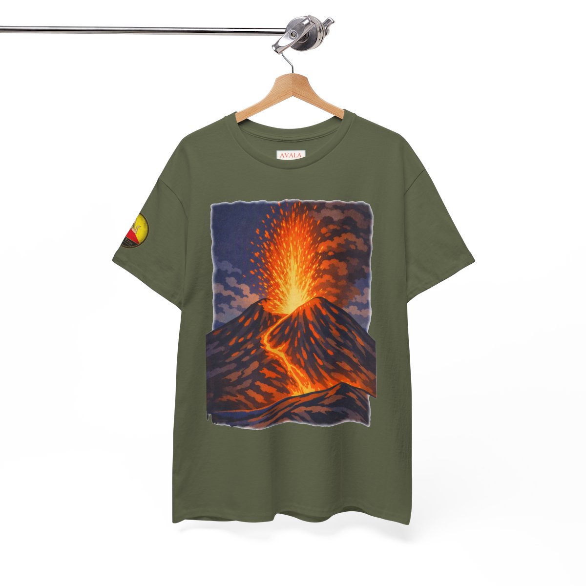 Mont'Etna, Sicily 2 - Unisex with sleeve patch
