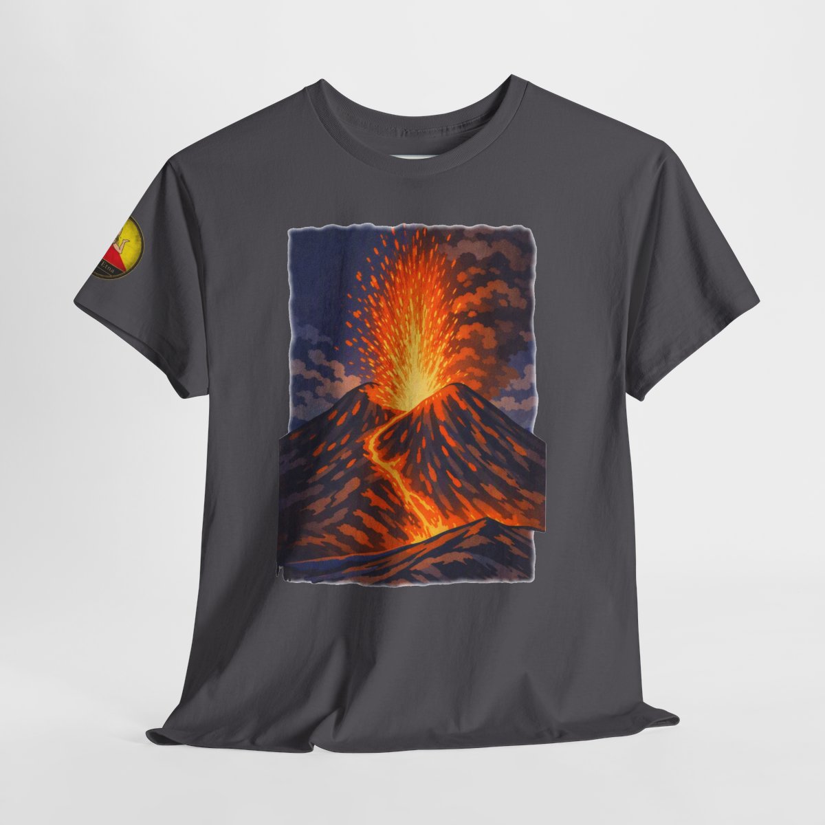 Mont'Etna, Sicily 2 - Unisex with sleeve patch