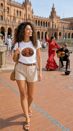 Flamenco Dancing (Seville, Spain) - Women's T-Shirt