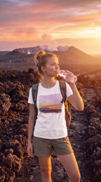 Sicily Sunsets (Mont'Etna) - Women's T-Shirts
