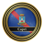 Island of Capri 2 - Unisex with sleeve patch (Blue Grotto)
