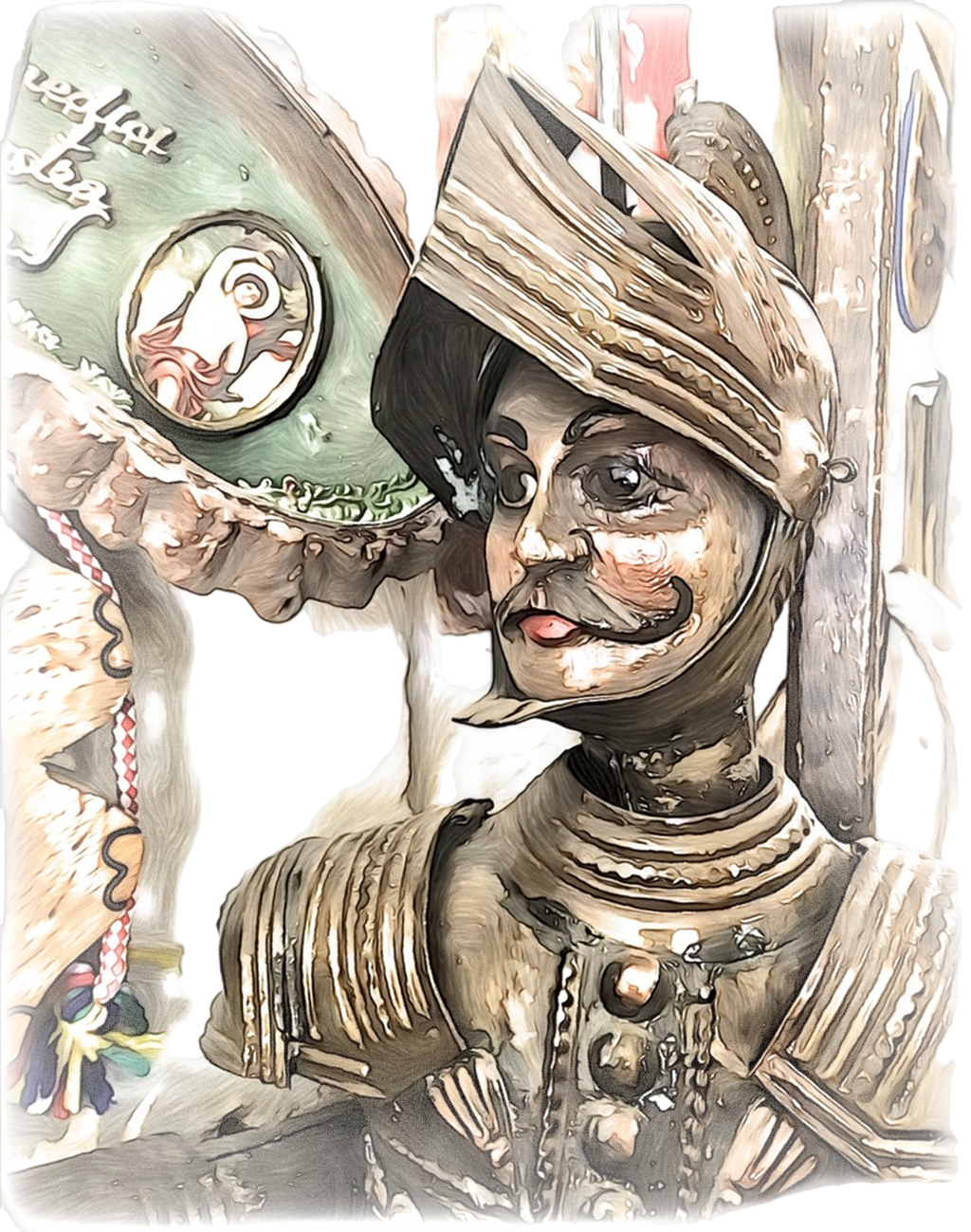 Sicilian Puppets (Ragusa, Sicily) - Unisex with sleeve patch