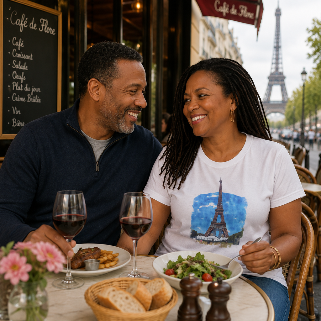 Eiffel Tower - Women's T-Shirt (Paris, France)