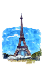 Eiffel Tower - Women's T-Shirt (Paris, France)