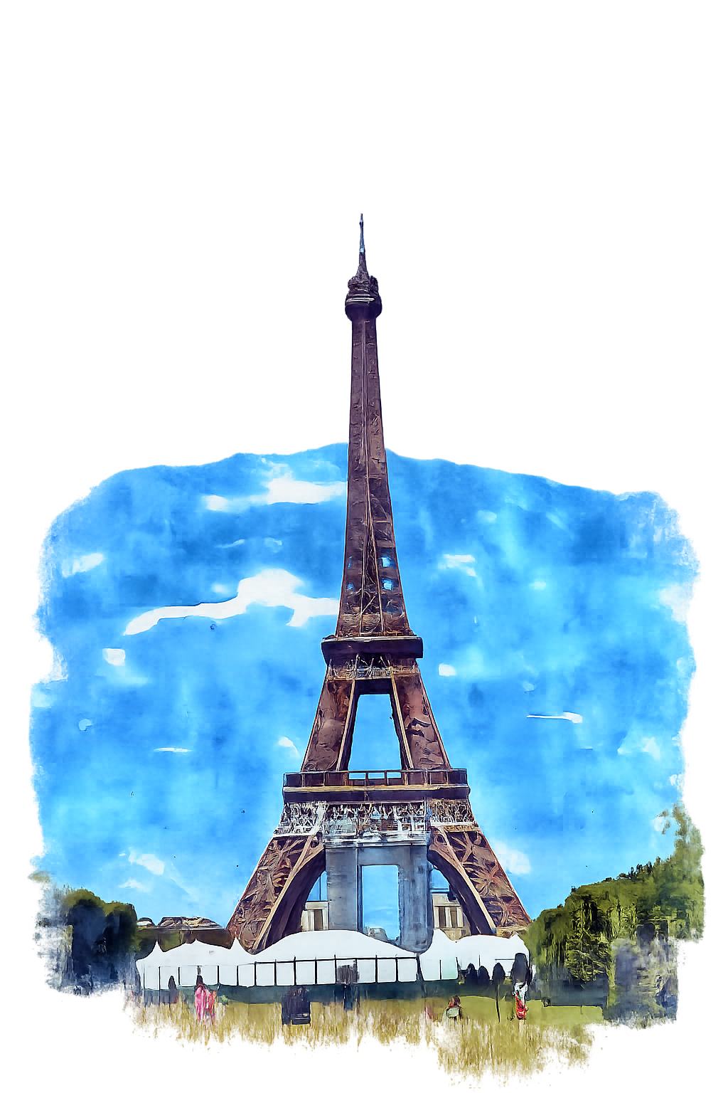 Eiffel Tower - Women's T-Shirt (Paris, France)