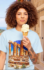 Valley of the Temples 2 (Agrigento, Sicily) - Unisex with sleeve patch.