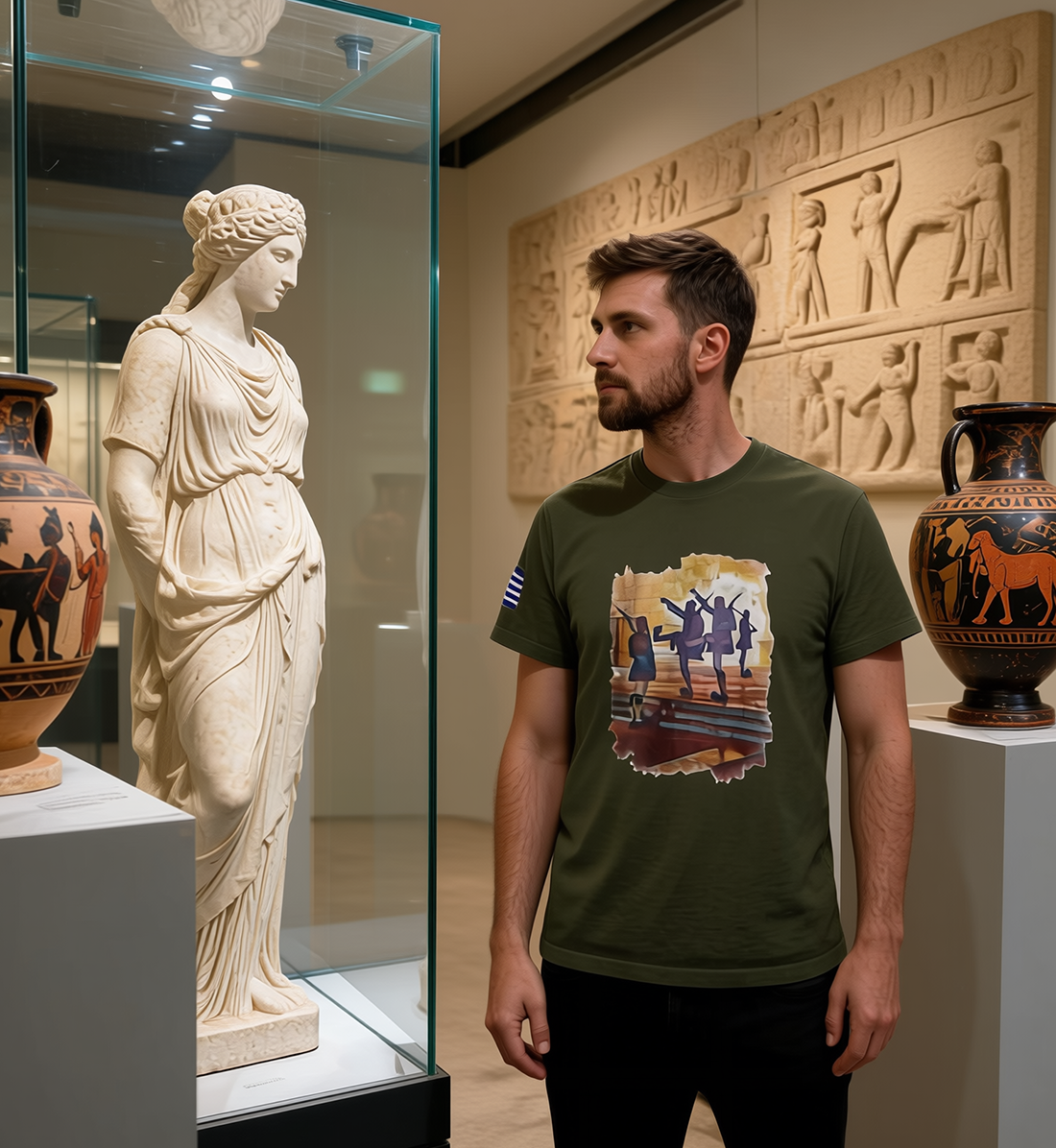 Changing of the Guard (Athens, Greece) - Unisex with sleeve patch