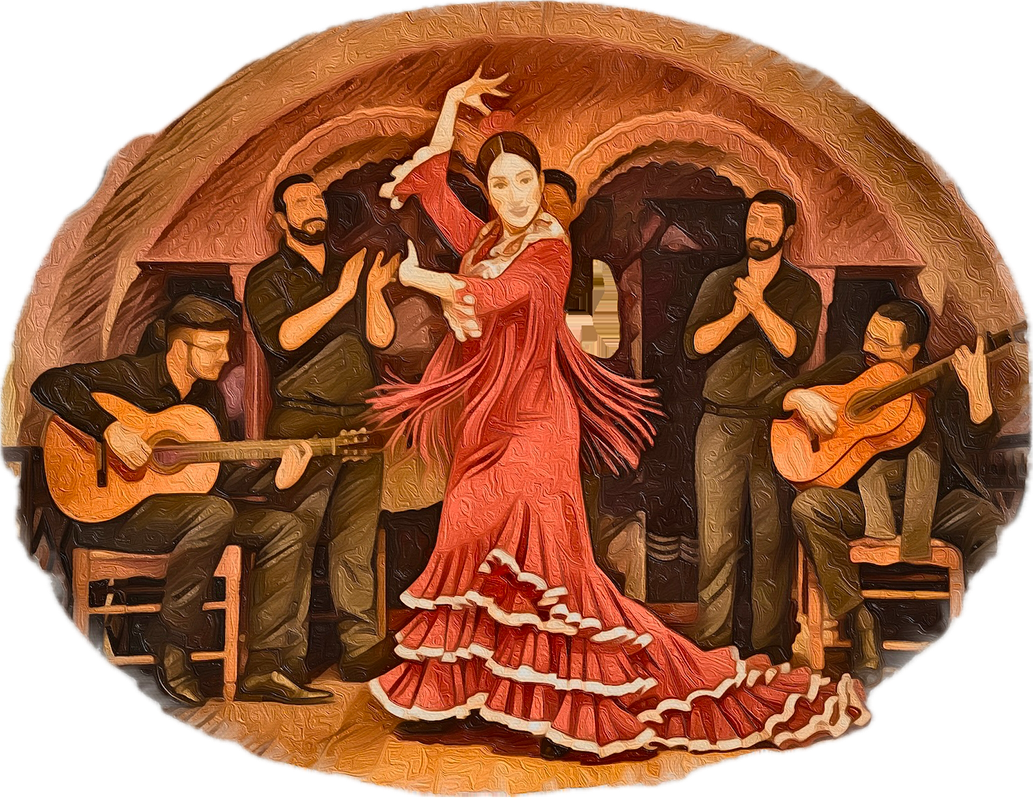 Flamenco Dancing (Seville, Spain) - Women's T-Shirt
