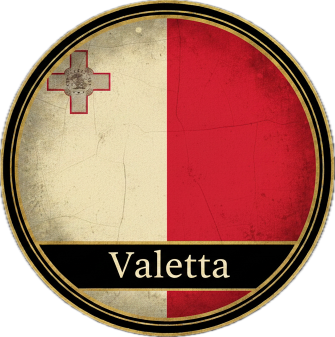 Malta's Knights - Unisex with two sleeve patches (Valetta, Malta)