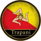 Trapani Windmills, Salt Pans and A Sunset - Unisex with sleeve patch (Trapani, Sicily)