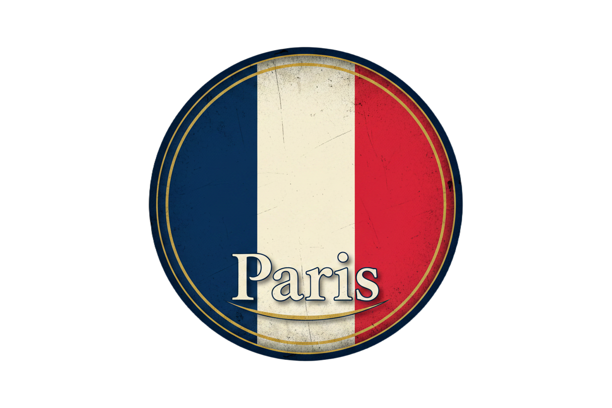 Eiffel Tower - Unisex with sleeve patch (Paris, France)