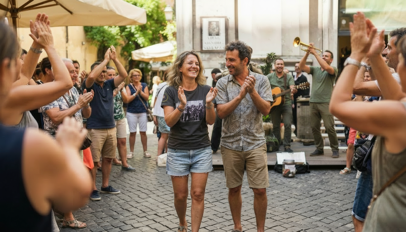 Roman Street Band - Unisex with sleeve patch (Roma, Italia)