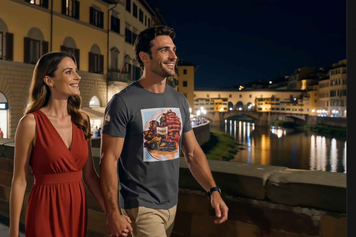 Chianina Steak (Florence, Italy) - Unisex with sleeve patch