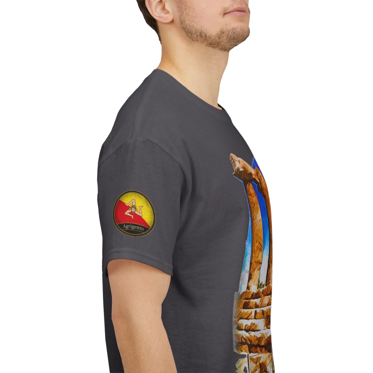 Valley of the Temples 2 (Agrigento, Sicily) - Unisex with sleeve patch.