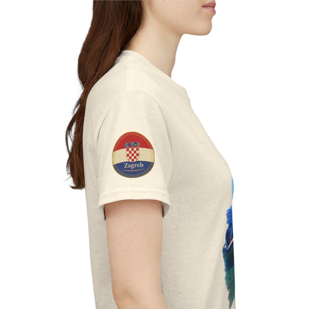 Island Hopping In Croatia - Unisex with sleeve patch