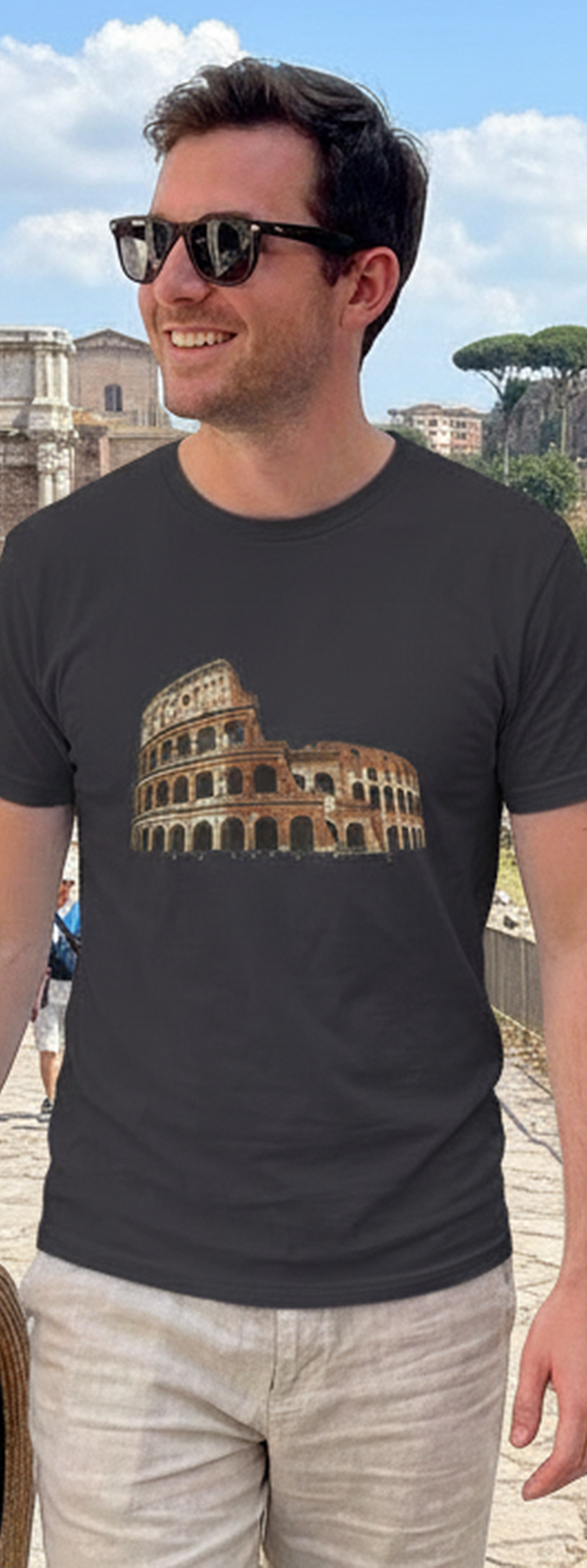 Colosseum (Colosseo, Rome, Italy) - Unisex with sleeve patch