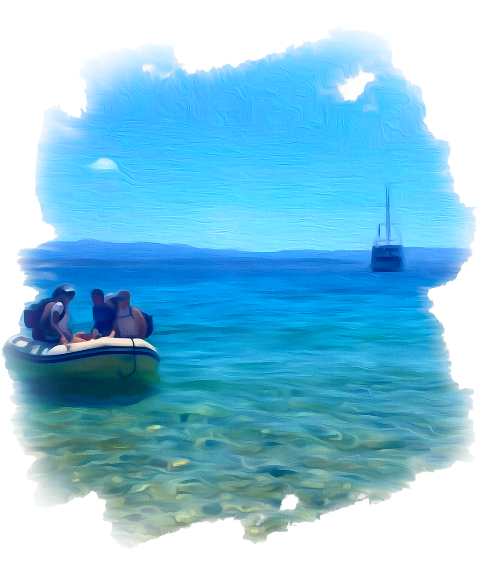 Island Hopping In Croatia - Women's T-Shirt