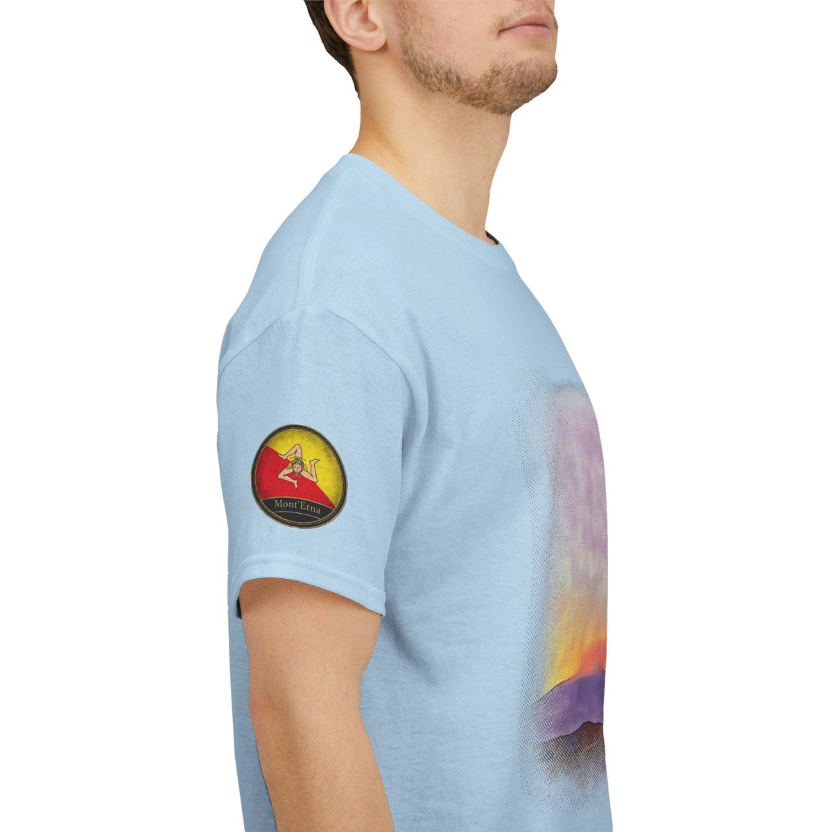 Mont'Etna, Sicily 2 - Unisex with sleeve patch