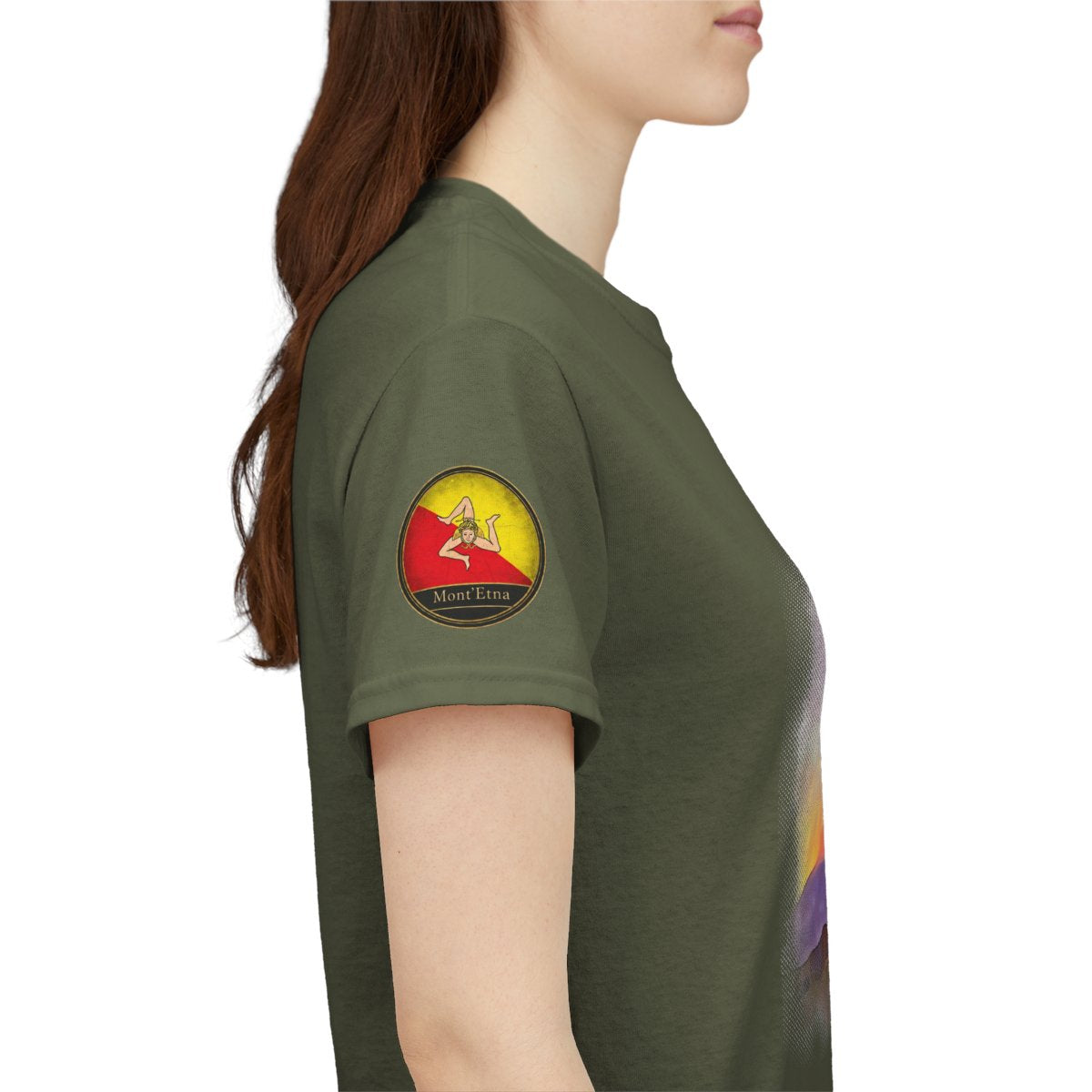 Mont'Etna, Sicily 2 - Unisex with sleeve patch