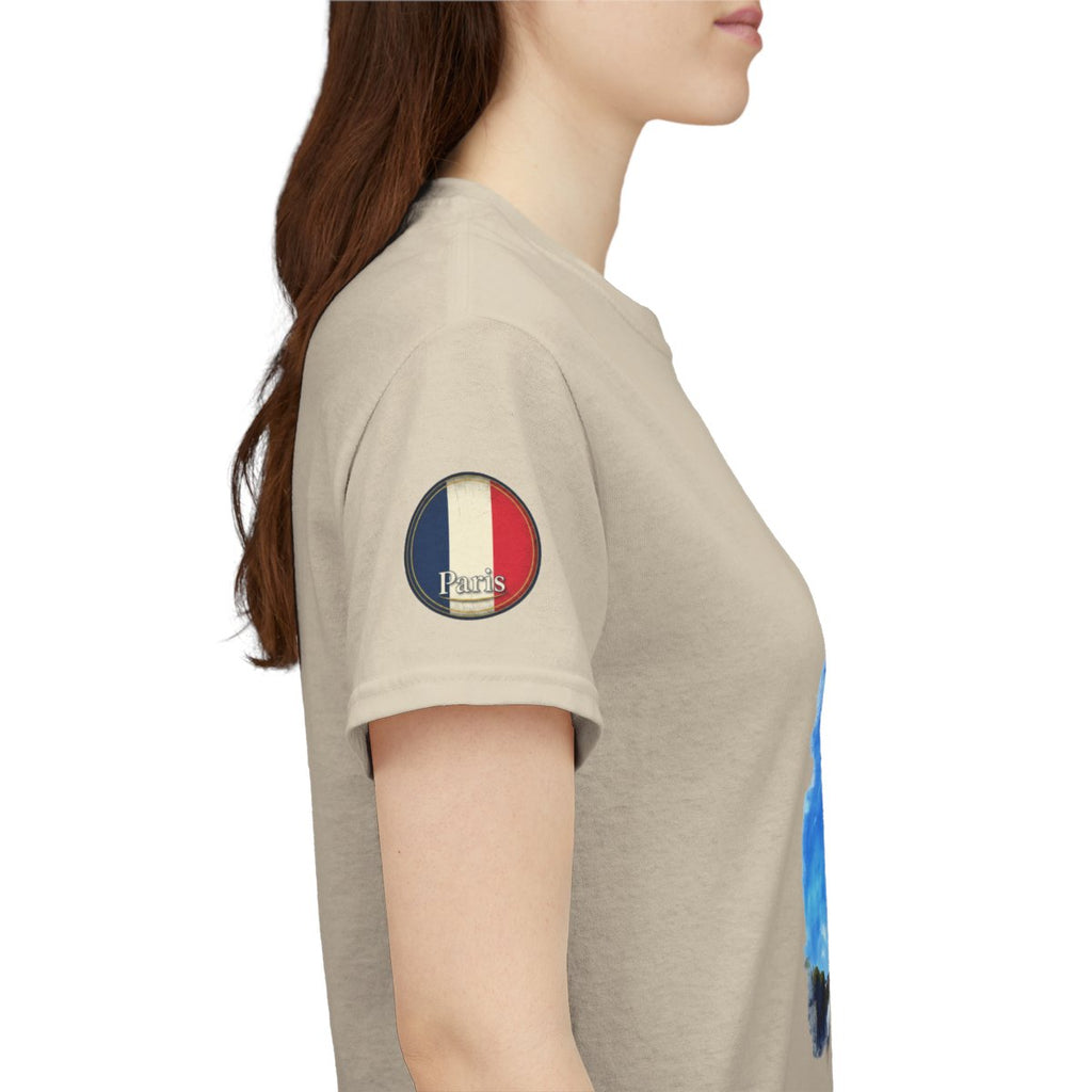 Eiffel Tower - Unisex with sleeve patch (Paris, France)