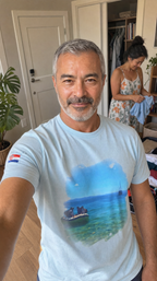 Island Hopping In Croatia - Unisex with sleeve patch