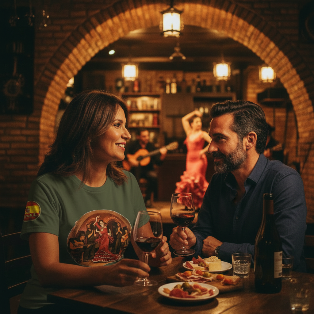 Flamenco Dancing (Seville, Spain) - Unisex with sleeve patch