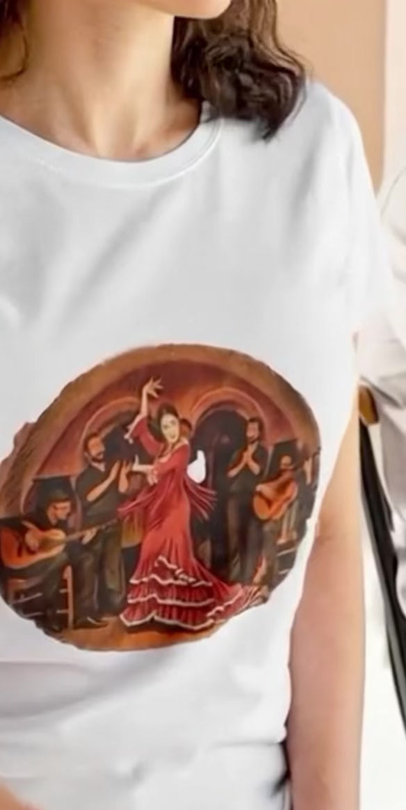 Flamenco Dancing (Seville, Spain) - Unisex with sleeve patch